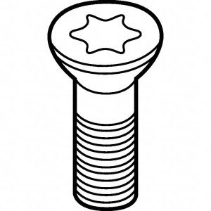 Kennametal M8x1.25 T30 Torx Cap Screw for Indexables Insert Compatible 1124104 - 82962119