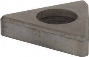 Hertel 5/8" Inscribed Circle, Triangle External Turning Shim for Indexables 3/16" Thick, ITSN Shim Style, Negative Rake, Neutral Cut 8000176 - 77817401
