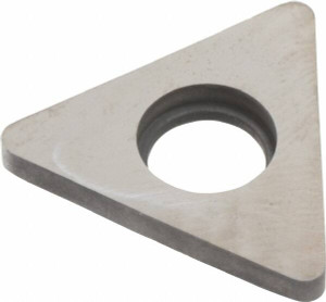 Made in USA 5/8" Inscribed Circle, Triangle Shim for Indexables Carbide, 1/8" Thick, STN Shim Style, Negative Rake STN-54 - 03040821