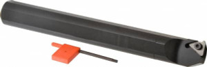 Carmex 10" OAL Right Hand Internal Indexable Threading Toolholder 1-1/4" x 1-1/4" Shank, Uses 22IR Inserts, SI Toolholder, Series SIR SIR1250S22 - 08700320