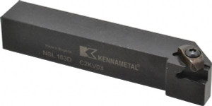 Kennametal 152.4mm OAL Left Hand External Indexable Threading Toolholder 25.4mm x 25.4mm Shank, Uses N.3L Inserts, NS Toolholder, Series Top Notch 1097260 - 64923980