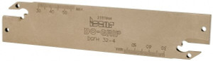 Iscar DGFH Double End Neutral Indexable Cutoff Blade 32mm High x 3.2mm Wide x 150mm OAL 2301246 - 52699642
