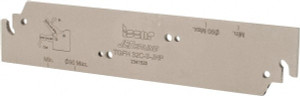 Iscar TGFH Single End Neutral Indexable Cutoff Blade 32mm High x 2.5mm Wide x 150mm OAL, 2.8mm Insert Width, Series Tang-Grip 2302311 - 32113144