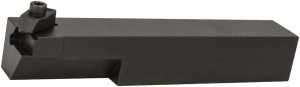 Hertel 0.21" Max Depth, 1" Min Width, External Right Hand Indexable Grooving Toolholder 5" OAL, 1" x 1" Shank, Uses IA.3R Inserts, IE Toolholder, Series HertelNotch 3000729 - 44639623