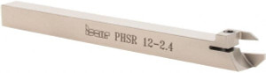 Iscar 2.4mm to 3.18mm Width, External Right Hand Indexable Grooving Toolholder 150mm OAL, 12mm x 12mm Shank, Uses GDMW 2.4 Inserts, PHS Toolholder, Series Cut Grip 2800728 - 52726866