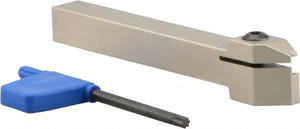 Iscar 0.189" Max Depth, 0.157" Max Width, External Right Hand Indexable Grooving Toolholder 4-1/2" OAL, 1/2" x 1/2" Shank, Uses GI.. Inserts, GHM Toolholder, Series Cut Grip 2800440 - 60787785