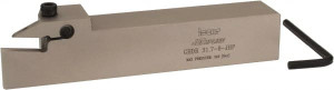 Iscar 1" Max Depth, 0.26" to 0.327" Width, External Right Hand Indexable Grooving Toolholder 7" OAL, 1-1/4" x 1-1/4" Shank, Uses GI.., GPV.., TIP.. Inserts, GHD Toolholder, Through Coolant, Series Cut Grip 2801800 - 45382850