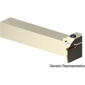 Sumitomo 22.86mm Max Depth, 4mm Min Width, External Left Hand Indexable Grooving Toolholder 6" OAL, 1" x 1" Shank, Uses GCMN, GCML, GCMR Inserts, GNDLS Toolholder, Series GND U104432 - 36168185