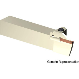 Sumitomo 22.86mm Max Depth, 4mm Min Width, External Left Hand Indexable Face Grooving Toolholder 5" OAL, 3/4" x 3/4" Shank, Uses GCMN, GCML, GCMR Inserts, GNDF Toolholder, Series GND U104475 - 36173680