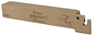 Iscar 16mm Max Depth, 2.8mm to 3.5mm Width, External Left Hand Indexable Grooving/Cutoff Toolholder 150mm OAL, 5/8" x 5/8" Shank, Uses TAG 3 Inserts, TGT Toolholder, Series Tang-Grip 2301909 - 51187045