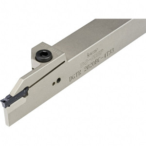 Iscar 24.89mm Max Depth, 4mm to 4mm Width, External Left Hand Indexable Grooving/Cutoff Toolholder 6" OAL, 3/4" x 3/4" Shank, Uses DG.. Inserts, DGT Toolholder, Series Do-Grip 2301938 - 92174515