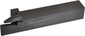 Kennametal 20mm Max Depth, 6mm Min Width, External Right Hand Indexable Grooving/Cutoff Toolholder 6" OAL, 1" x 1" Shank, Uses A4..06.. Inserts, A4SM Toolholder, Series A4 2263176 - 01723949