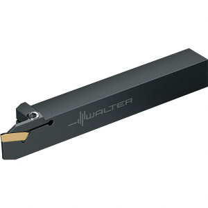 Walter Tools 16mm Max Depth, 2mm to 2.5mm Width, External Left Hand Indexable Grooving/Cutoff Toolholder 125mm OAL, 16mm x 16mm Shank, Uses GX16-1E2.. Inserts, XLDE-C Toolholder 5531866 - 53239836