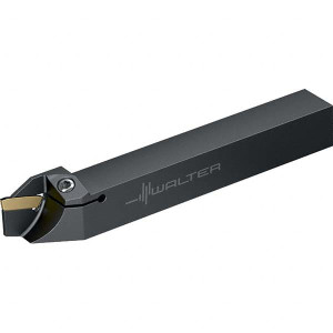 Walter Tools 12mm Max Depth, 2mm to 2.5mm Width, External Left Hand Indexable Grooving/Cutoff Toolholder 125mm OAL, 12mm x 12mm Shank, Uses GX16-1E2.. Inserts, XLDE Toolholder 5329081 - 88292958