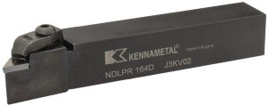 Kennametal External Right Hand Positive Rake Indexable Profiling Toolholder 6" OAL, 25.4mm x 25.4mm Shank, Uses DP.. Inserts, NDLP Toolholder, Series Top Notch 1096944 - 64922842
