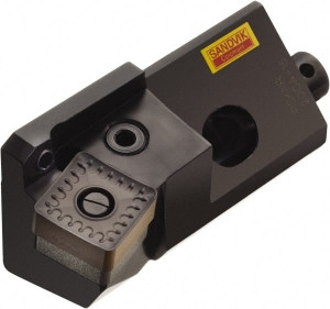 Sandvik Coromant 58.02mm OAL x 15mm OAW x 20mm OAH Right Hand Indexable Turning Cartridge Uses SNMG 432 Inserts, PSKN..CA Toolholder, Series T-Max P 5739795 - 69307957