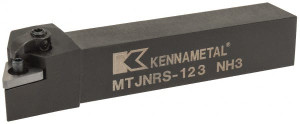 Kennametal RH MTJN Negative Rake Indexable Turning Toolholder 3° Lead Angle, 3/4" x 3/4" Shank, Takes TN..33. Inserts 1096336 - 64922750