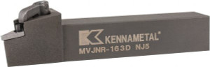 Kennametal RH MVJN Negative Rake Indexable Turning Toolholder 3° Lead Angle, 1" x 1" Shank, Takes VN..33. Inserts 1096289 - 64922669