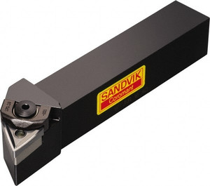 Sandvik Coromant RH WTJN -4° Negative Rake Indexable Turning Toolholder -3° Lead Angle, 1" x 1" Shank, Takes TNMG 22 04 08 Inserts 5757088 - 40173403