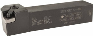 Sumitomo RH MCLN -5° Negative Rake Indexable Turning Toolholder -5° Lead Angle, 1" x 1" Shank, Takes CNMG 432 Inserts U101625 - 53950069