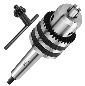 Precise 1/32" - 1/2" JT33 Drill Chuck with MT2 Arbor - 9999-0011