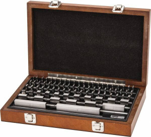 SPI 81 Piece, 0.05 to 4", Grade AS-1, Steel Gage Block Set Rectangular, +16 - 8µ (2"), +20 - 10µ (3"), +24 - 12µ (4"), +8 - 4µ (0.050-1") Tolerance, NIST Traceability Certification 30-911-2 - 06450738