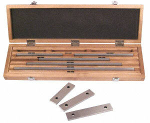 SPI 8 Piece, 5 to 20", Grade 0, Steel Gage Block Set Rectangular, 0.000007, 0.000008, 0.000009, 0.00001, 0.000012, 0.000014, 0.000016, 0.000018, 0.00002, 0.000024, 0.000028, 0.000036, 0.00004" Tolerance, NIST Traceability Cert 15-003-7 - 87877700