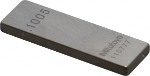 Mitutoyo 0.1005" Rectangular Steel Gage Block Accuracy Grade 0, Includes Certificate of Inspection 611125-531 - 59553925