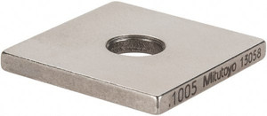 Mitutoyo 0.1005" Square Steel Gage Block Accuracy Grade 0, Includes Certificate of Inspection 614125-531 - 57275869