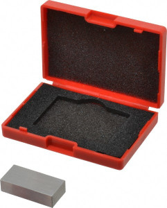 SPI 0.65" Rectangular Steel Gage Block Accuracy Grade 0, Includes NIST Traceability Certification 12-710-0 - 03267036