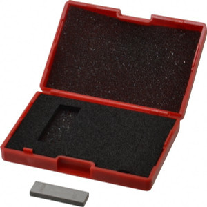 Value Collection 0.129" Rectangular Steel Gage Block Accuracy Grade AS-1, Includes NIST Traceability Certification 630-31296 - 86292455
