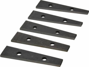 Value Collection 6 to 10° Angle, 3-1/2 Inch Long, Angle Block Set 5/32 Inch Thick, 55-60 Rc Hardness, 5 Pieces 630-4259 - 06349039