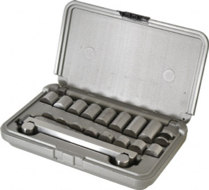 Fowler 5 Inch Long x 1 Inch Wide x 0.0002 Inch Parallelism, 5 Inch Between Rolls, Sine Bar and Riser Kit Includes 18 Risers, 5 Inch Sine Bar 52-455-050 - 79936670