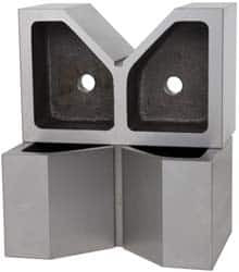 GROZ USA 5" Max Capacity, 90° Angle, Cast Iron V-Block 10" Long x 5" Wide x 6-1/2" High, Sold as Matched Pair VB/C/10 - 01029461