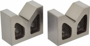 SPI 1-3/4" Max Capacity, 90° Angle, Cast Iron V-Block 3" Long x 1-5/16" Wide x 2-3/8" High, Sold as Matched Pair 63-393-3 - 02662856