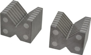 Value Collection 90° Angle, Aluminum Alloy, V-Block 2" Long x 2-3/8" Wide x 1-7/8" High, Sold as 2 Block Set 285-2060 - 84395961