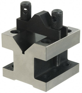 Value Collection 2-9/16" Max Capacity, 90° Angle, Hardened Steel V-Block 4-1/8" Long x 4-1/8" Wide x 3-1/16" High, Sold as Individual 420-5441 - 06493126