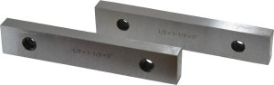 SPI 6" Long x 1-1/8" High x 1/2" Thick, Steel Parallel 0.0003" & 0.002" Parallelism, Sold as Matched Pair 13-203-5 - 60563608