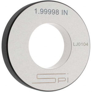 SPI 2" ID x 4-7/16" OD 0.787" Thick Setting Ring 0.00010000" Accuracy, 10.00micro m Surface Smoothness, Silver 10-748-1 - 06543904
