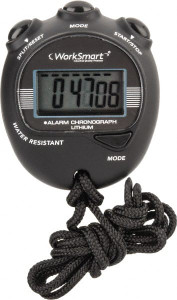 Value Collection Water Resistant Digital Stopwatch CR2032 Battery, Black WS-PE-STOP-001 - 85881936