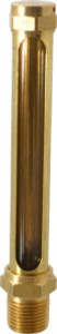 LDI Industries 4-1/4 Inch Long Sight, 1/2 Inch Thread Size, Buna-N Seal Straight to Male Thread, Vented Oil-Level Indicators and Gauge 6-3/16 Inch Length G321-4 - 56476997