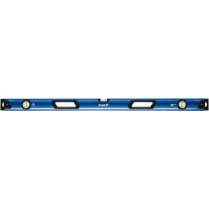 Empire Level Magnetic 48" Long 3 Vial Box Beam Level Metal, Blue, 1 Level & 2 Plumb Vials EM95.48 - 35717115
