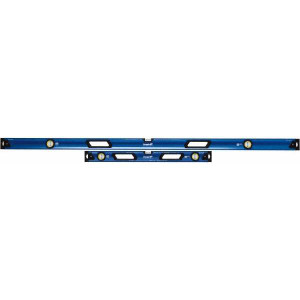 Empire Level Magnetic 32" & 78" Long 3 Vial Box Beam Level Metal, Blue, 1 Level & 2 Plumb Vials EM75JAMB - 35716943