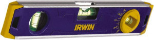 IRWIN Magnetic 9" Long 3 Vial Torpedo Level Aluminum, Blue, 1 Level, 1 Plumb & 1 Vari-Pitch Vials 1794155 - 52369022