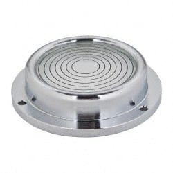 Geier & Bluhm 2-3/4 Inch Base Diameter x 0.69 Inch Overall Height, 7 Circles, Brass Bull's Eye Circular Level 1/2 Inch Vial Diameter, 1-13/16 Inch Inner Diameter, 0.14 Inch Mounting Hole Diameter, 30 min Sensitivity, -40 to 150°F 2-24016 - 41140401