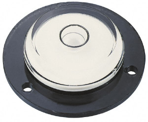 Starrett 1-3/4 Inch Base Diameter, 1 Circle, Plastic Bull's Eye Circular Level 1-3/4 Inch Inner Diameter 36078 - 86444551