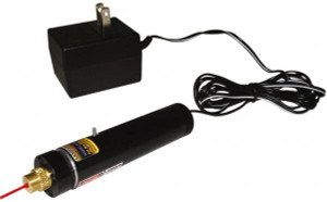 Laseraim 1 Beam 500' Max Range Alignment Laser Red Beam, 5/16" at 50' Accuracy, 3-3/4" Long x 3/4" Wide, Battery Not Included LTT6HMSC - 01867100