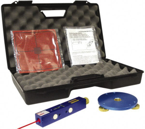Laseraim 500 Ft. Max Measuring Range, Red Beam Laser Level Kit Includes Carry Case, LTA3 Targets, LTAL1 Tripod Mount and Magic Level LTL6UKMSC - 00325597