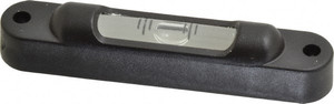 Geier & Bluhm 2-31/32 Inch Long, Horizontal, Polycarbonate Tubular and Pocket Level 0.05 Inch Sensitivity, 9/16 Inch High/Diameter, Black, 1 Vial 4-2503 - 67944892