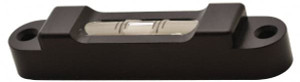 Geier & Bluhm 2-31/32 Inch Long, Horizontal, Aluminum, Plate Mounting Tubular Level 0.05 Inch Sensitivity, 9/16 Inch High/Diameter, Black Lacquer, 1 Vial 4-2003 - 67944850